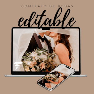 CONTRATO DE BODAS EDITABLE (CANVAS)